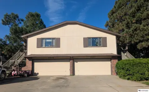 Side-by-Side Duplex with Garages