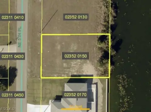 Cape Coral Cleared Canal Lot