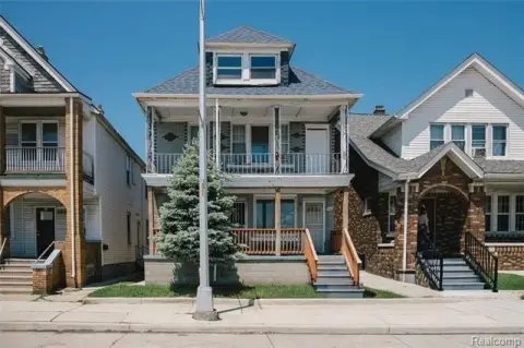 Brick Quadplex with Two-Car Garage