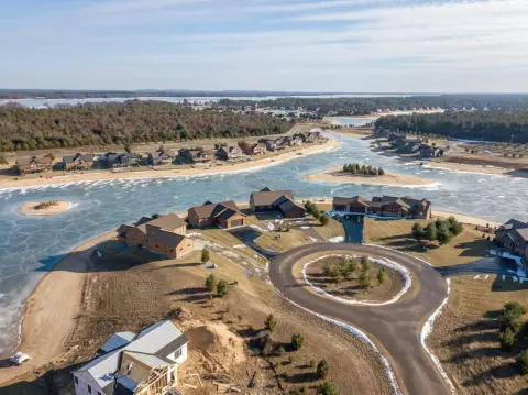 Waterfront Lot on Island Lake