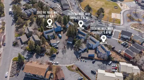 Bend Quadruplex in Quiet Cul-de-Sac