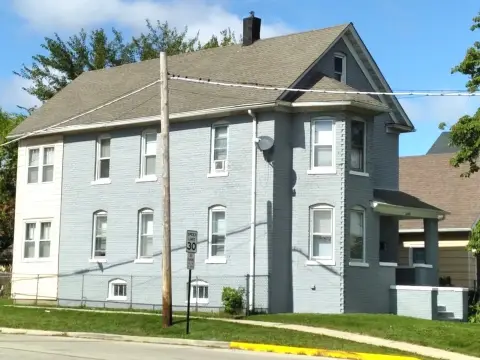 Solid Brick Two-Flat with Parking