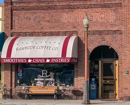 Coffee Shop with Drive-Through Kiosk