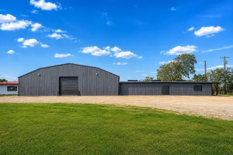 Fenced Flex Space with Shops