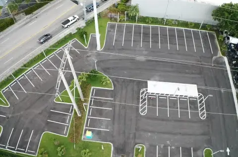 Paved Lot with Parking Spots