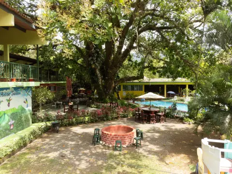 Hotel in Extinct Volcano Crater