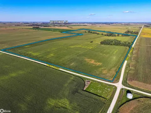 Agricultural Land with Grain Bins