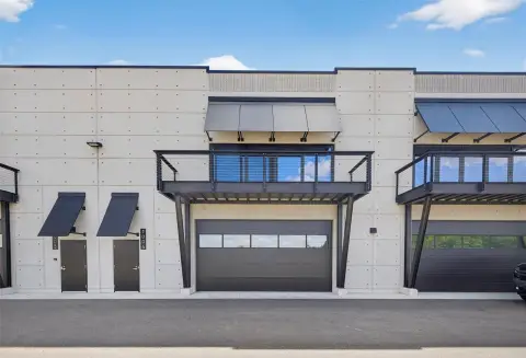 Exclusive Garage with Racetrack View