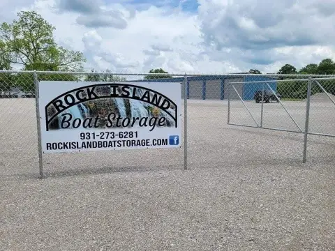 Fenced Boat Storage Facility