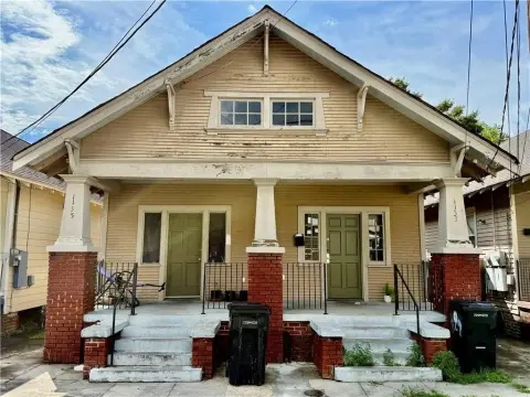 Shotgun Duplex with Porches