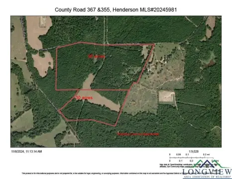 122 Acres in Henderson, TX