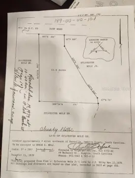 Varnville Acreage: Estate Sale