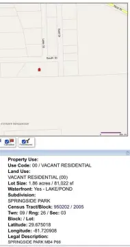Waterfront Residential Lot For Sale