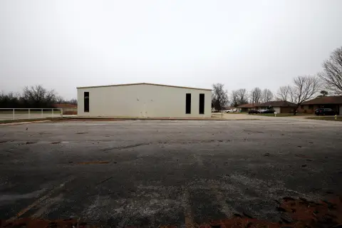Gym With Retractable Basketball Goals