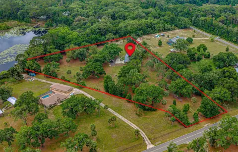 Waterfront Land with Cypress Barn