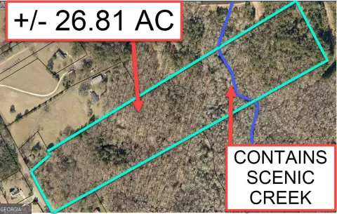 Covington Land with Scenic Creek