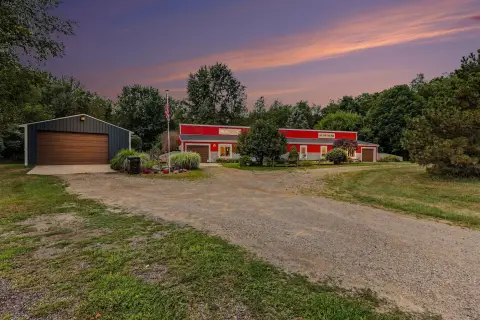 Duplex with Pole Barn
