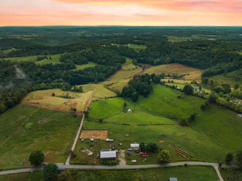 Fenced Agricultural Land with Pond