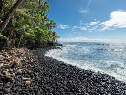 Waterfront Land with Pebble Beach