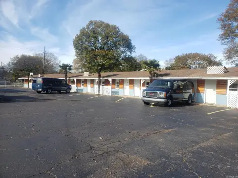 Fenced Motel with Water Park