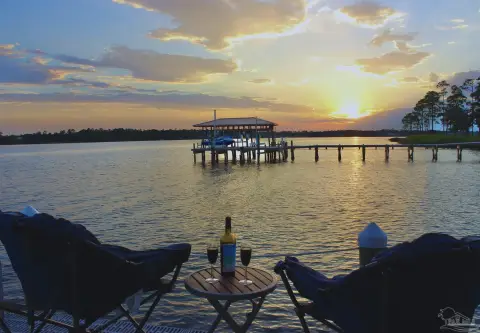 Waterfront Lot with Dock and Boathouse