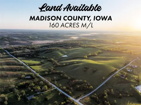 Farmland in Madison County, Iowa