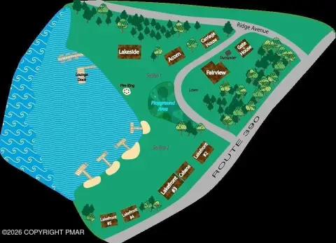 Lakefront Campground with 10 Cottages