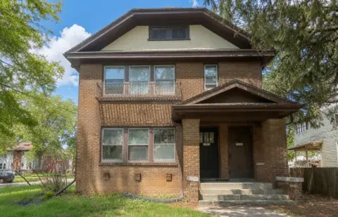 Brick Two-Story Duplex with Garage