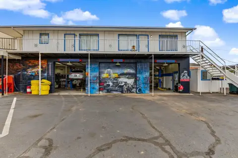 Automotive Service Shop with Upper-Level Access