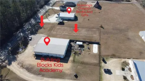 Commercial Lot with Chain-Link Fencing