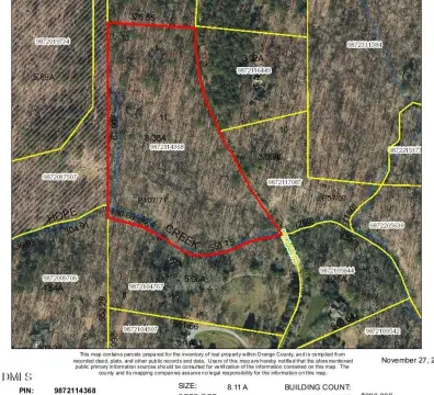 Wooded Homesite Near New Hope Creek