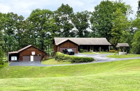 Private Hilltop Ranch on Acreage