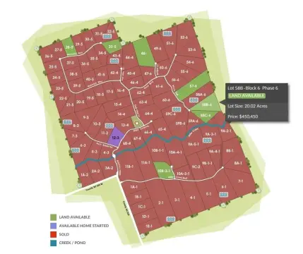 20.02 Acres in Gated Community