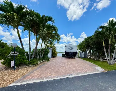 Waterfront RV Lot with Boat Lift