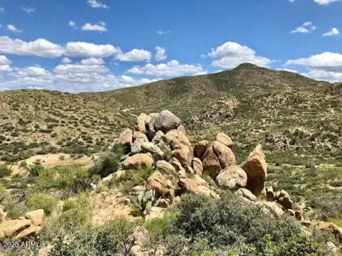 Desert Land Parcel with State Borders
