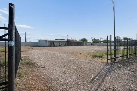 Fenced Mixed-Use Commercial Property