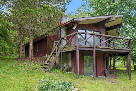 Wooded Land with Pond and Barn