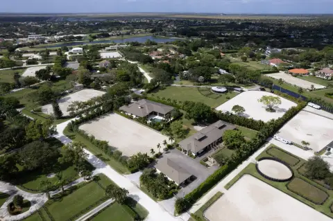 Wellington Equestrian Barn with Arena