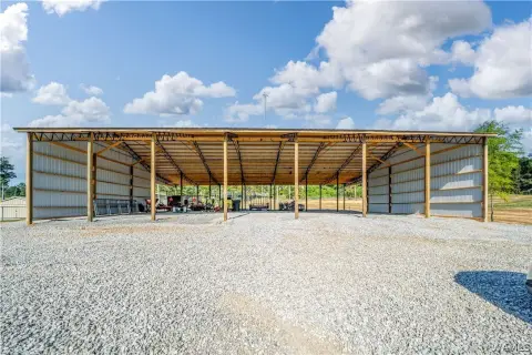 Fenced Land With Multiple Structures
