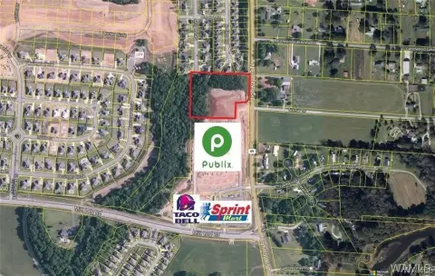 Commercial Land Behind Retail Center