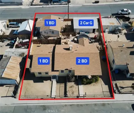 Triplex with Detached Garages