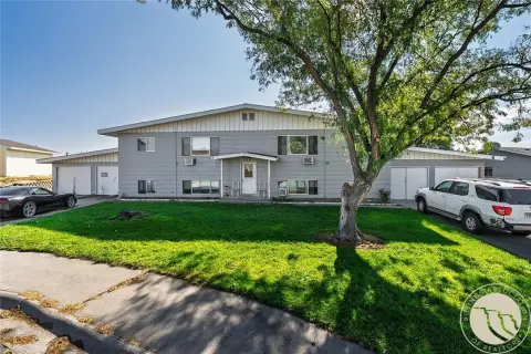 Fourplex with Detached Garages