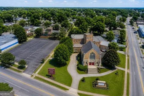 Church Facility With Parking Lot