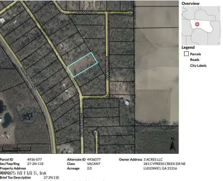 Two Acre Lot in Jennings