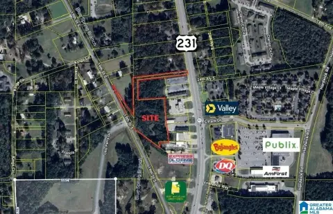 Commercial Land with Dual-Road Access