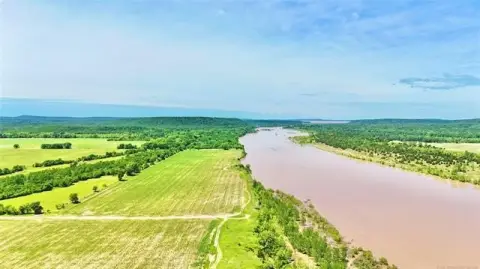 Expansive Farm Along Canadian River
