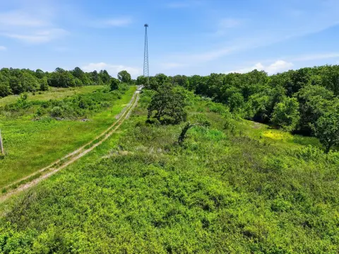 Land with Fiber Optic Tower