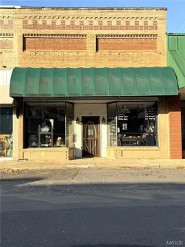 Storefront Building with Display Windows