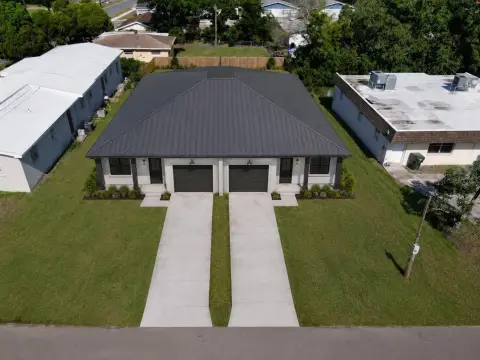 Contemporary Duplex with Porches