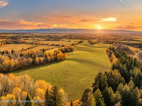 Wyoming Ranch with Forest Boundary